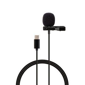 Картинка Петличный микрофон с разъемом Type-C для смартфонов, планшетов и iPhone 15 петличка