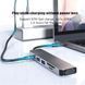 Фотографія Універсальний розгалужувач Type-C хаб 3.0 з 6 портами (USB, SD/TF,) док-станція 5 Гбіт/с