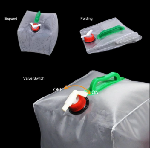 Картинка Складная канистра для воды AOTU 20L с краном