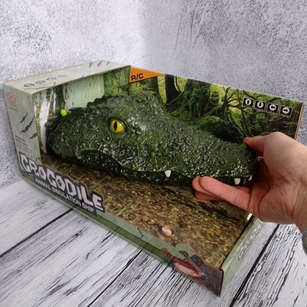 Крокодил на радиоуправлении Crocodile реалистичный с пультом
