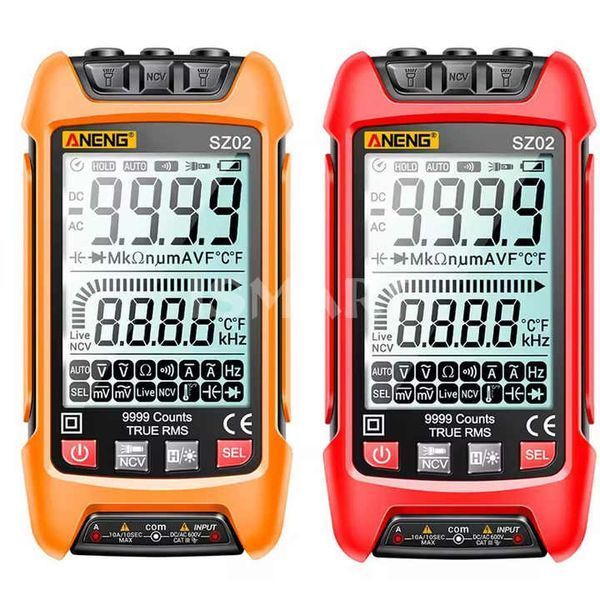 Цифровий мультиметр ANENG SZ02 Red Pro 9999 відліків