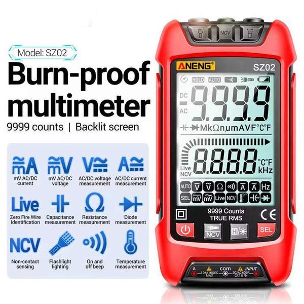 Цифровий мультиметр ANENG SZ02 Red Pro 9999 відліків