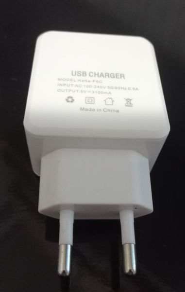 Картинка Зарядное устройство для Original 3.1 A USBx4 KeKe-F6C