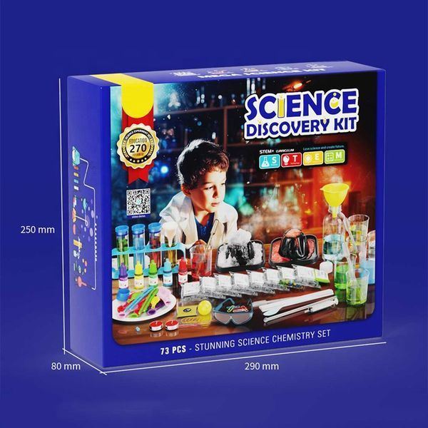 Набір для наукових досліджень 73 предмети дитячий Science Discovery Kit