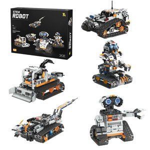 Робот-конструктор 5 в 1 з пультом керування та bluetooth Stem Robot