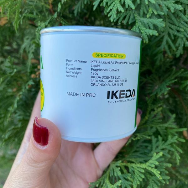 Ароматизатор для дому та авто IKEDA Pineapple Освіжувач повітря