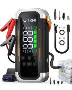 Зображення Пусковий автомобільний пристрій Jump Starter UTRAI JS-40 6000A / 10000mAh з вбудованим компресором 150 PSI